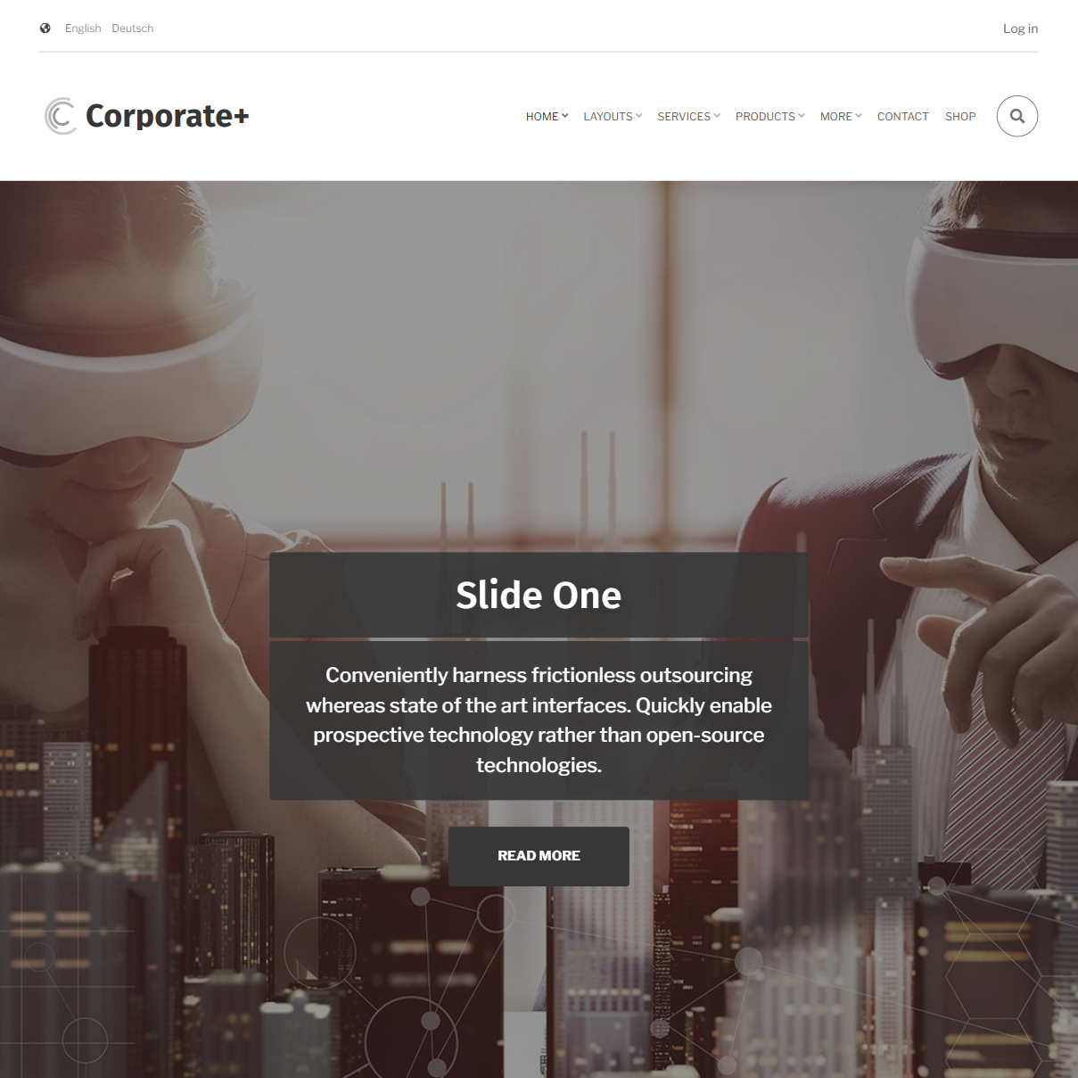 home page